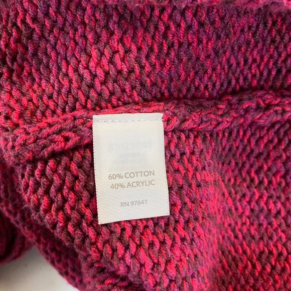 J. Jill Women’s Size Medium Mismatched Button Front Cardigan Cotton Blend - Picture 7 of 8